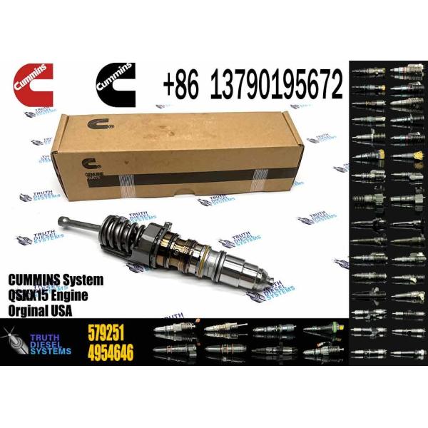 1764364 injecteur de carburant commun véritable 1499257 du rail QSX15 de moteur diesel 579251 4903451 579263 4954648