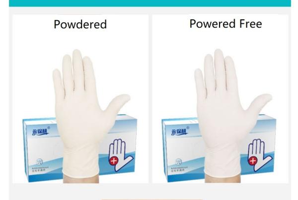 Disposable Latex  glove  with CE for approval for Europe and SGS report