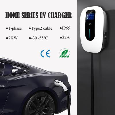 Type du CEI 62196 - 2 EV chargeant le chargeur à C.A. de Wallbox norme d'UE de 32 ampères