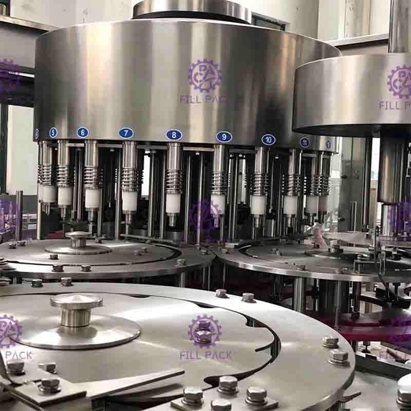2L Monoblock Water Rinsing Filling Capping Machine PET Bottle Pure Drinking 0.5Mpa