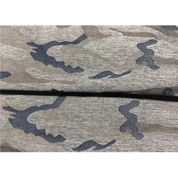 Breathable Jacquard Polyester Spandex Fabric 138 GSM Weight 57 / 58 '' Width