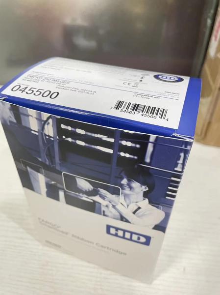 Original 045500 YMCK Ribbon for DTC1250e Business ID IC Card Printer Performance