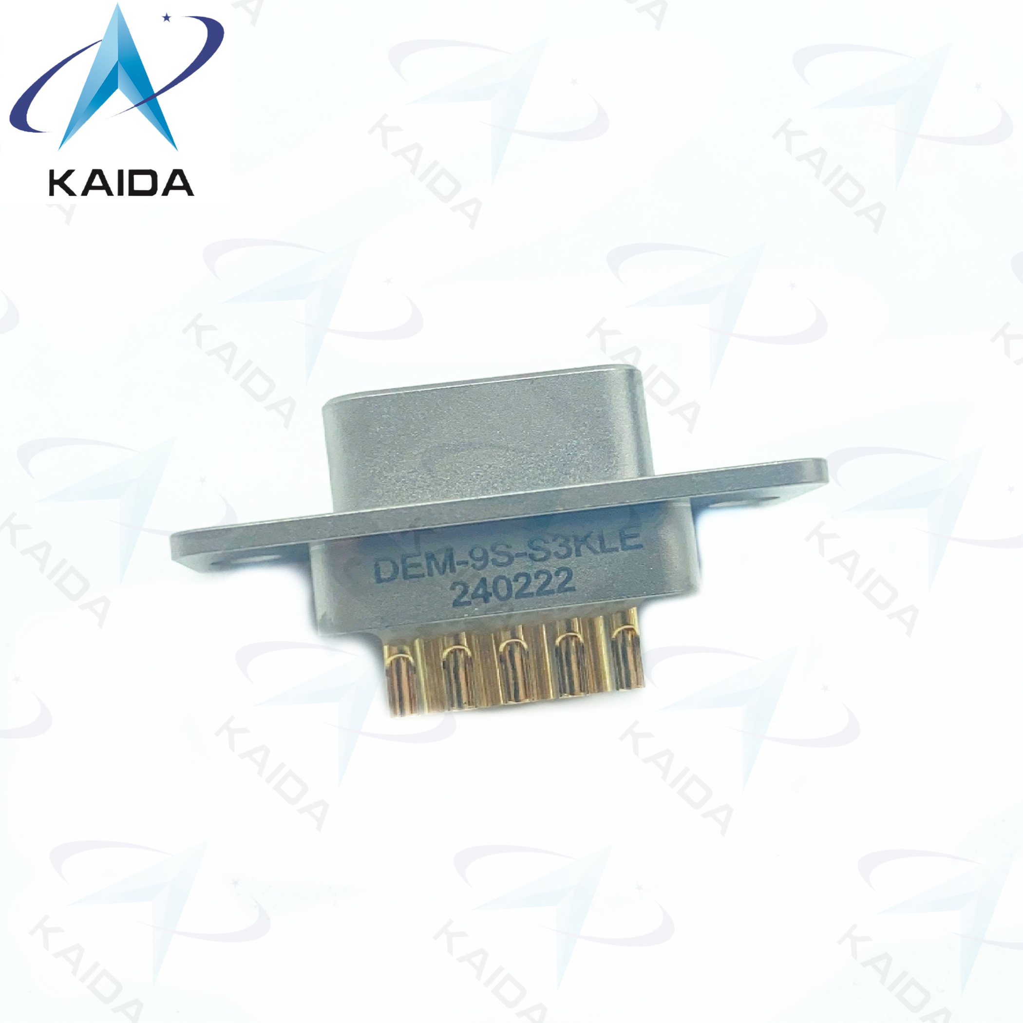 500V MIL-DTL-83513 Алюминиевый Micro D приемник соединитель 500 циклов спаривания Контакты медного сплава.