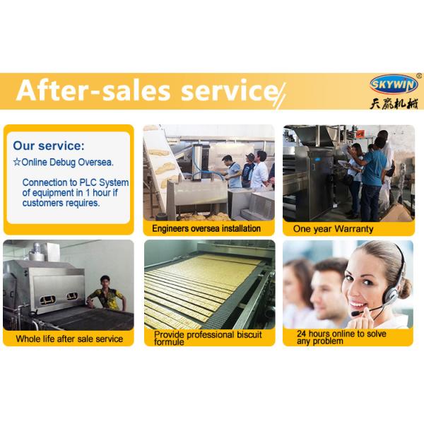 Width 1000mm Soft Biscuit Production Line 50 kg/h To 2000 kg/H Marie biscuit making machien