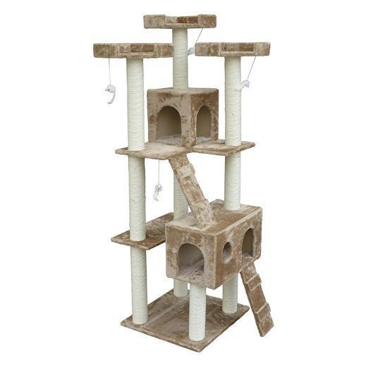 Different Size Flannel Pet Toy for Customized Cat Climbing Frame and Scratcher at Wholesal