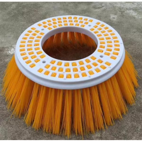 Poly Elgin Side Broom Road Sweeping Brush Industria Colorful Road Sweeper Brush Round Plastic Broom Base Thickness 20mm