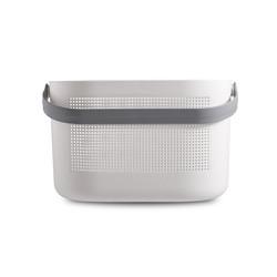 H18cm Plastic Storage Basket Drainage Plastic Vegetable Basket With Handle