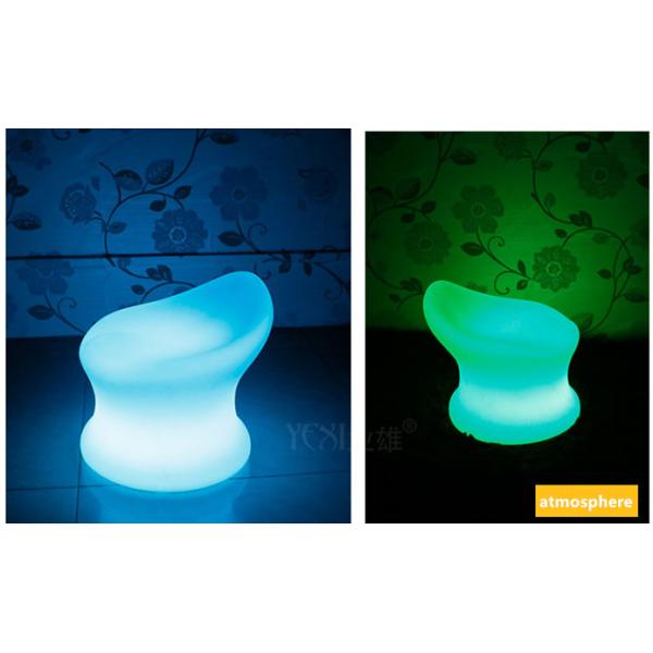 High Back Light Up Outdoor Chairs Party Plastic Glowing Outdoor Chairs