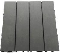 ISO9001 bloquent le balcon 8mm de jardin de plancher de clic de tuile de plate-forme du verrouillage WPC