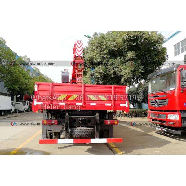 Тележка Уилера Dongfeng Тяньцзиня 4x2 6 установила кран заграждения CLW прямой