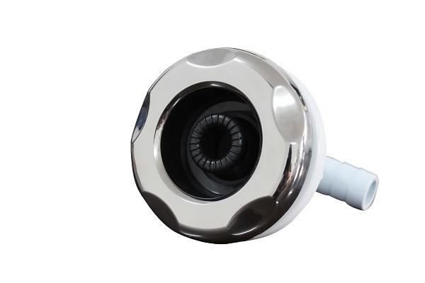 Customized 3.5 Inches Rifled Solid Surface Spa Jet Replacement Parts SPA LED Light Shower Jet
