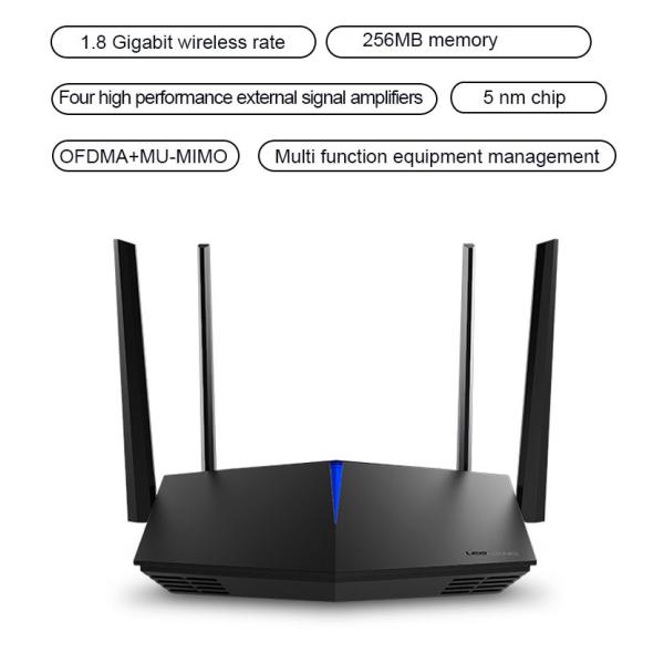 12V DC Power 5G Wifi 6 Router 1800Mbps Openwrt Wifi6 Mesh Router