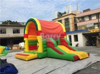 Gorila inflable de la liquidación, casa hermosa del salto con la pequeña diapositiva