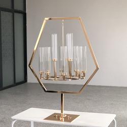 Five Candle Candlestick Candelabra Metal Floor Standing 120cm
