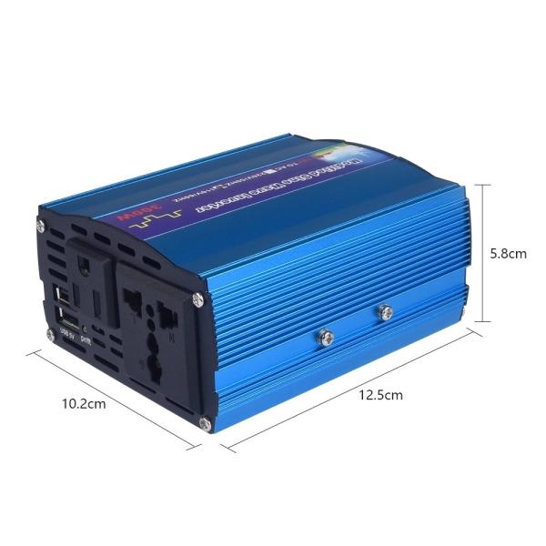 Off Grid Solar 300W Vehicle Power Inverters 12V To 220V Modified Sine Wave Car Inverter