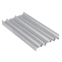 Silver Aluminum Auto Parts Anodised Aluminium Extruded Profile ROHS