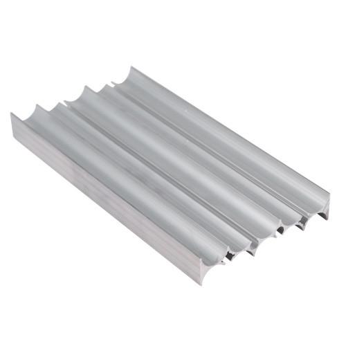 Silver Aluminum Auto Parts Anodised Aluminium Extruded Profile ROHS
