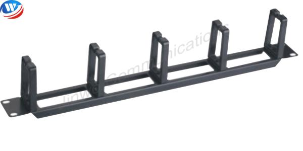 5PCS Plastic Rings And Hole Of Bottom Plate 19inch 1U Cable Management