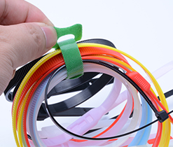 Best Quality Reusable Hook Loop Cable Tie Custom Length logo Cable Ties Hook and Loop Cable Ties