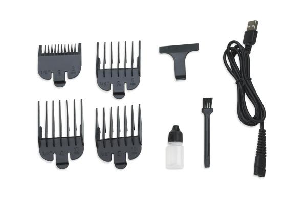 Metal Professional Hair Clipper Electrical Rechargeable Plug And Play 2000mAh Lithium Battery LED Display For Salon