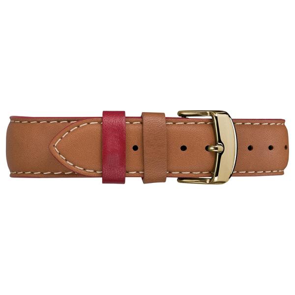 Multiapplication Quartz Battery Wristwatches , Brown Leather Wrist Watch