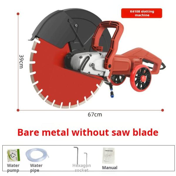 355mm Diamond Saw Blade Road Wall Cutter With Dust Collector Cutting Machine