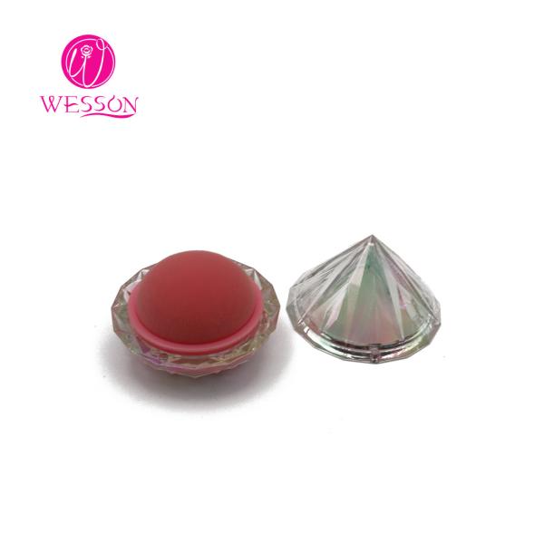 Wesson Beauty Mini Round Blush Diamond Shaped Makeup Sponge Brush