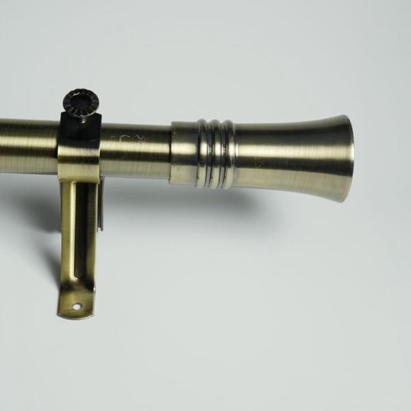 16mm 19mm 22mm Adjustable Anti Brass Curtain Rod Finials