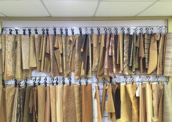 Promotional Nature Cork Fabric/Leather for bag and shoes making with PU backing,waterproof and dust resistance