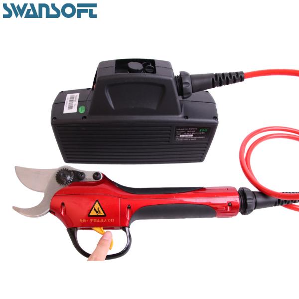 Swansoft 3.0CM Electric Bypass Pruner, Electric Pruning Shear, Electric Scissors for Vineyard and Orchard