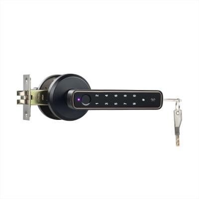 Aluminum Alloy Smart Room Lock with Tuya Controlled Door Lock for Home