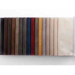 Waterproof Suede Sofa Fabric SGS Heavyweight Suede Polyester Fabric