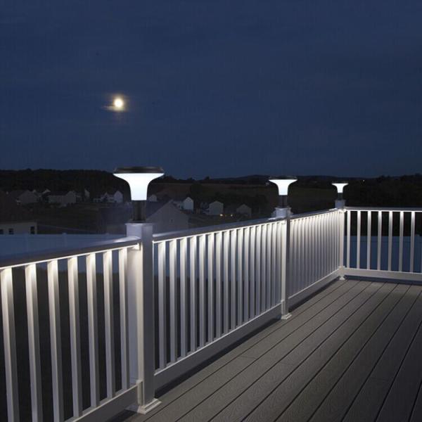 Solar Powered LED Pillar Light Decoration Light  solar lawn light LED post light