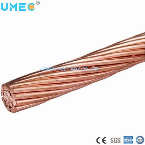 Cabos de travagem suave de cobre nu com material condutor especificado pelo cliente
