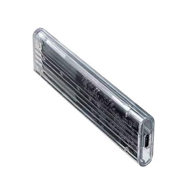Transparent NVMe M.2 SSD Enclosure 10Gbps for 2230-2280 SSDs