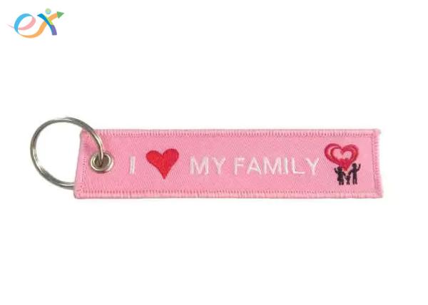 Tag Before Flight Embroidery Keychain For Bag Luggage Logo Motorcycle Key Chain
