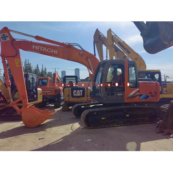 Small Machine Used Mini Excavator Hitachi ZX120 with Original Hydraulic Pump