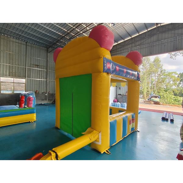 Commercial Inflatable Ticket Kiosk Inflatable Playground Ticket Selling Tent Advertising Signs For Party Outdoor