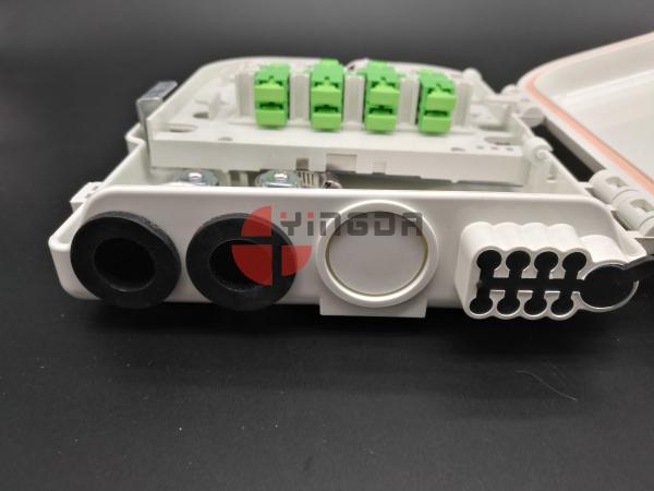 1*8 ABS Plastic FTTH Drop Cable Fiber Optic Splitter Distribution Termination Box
