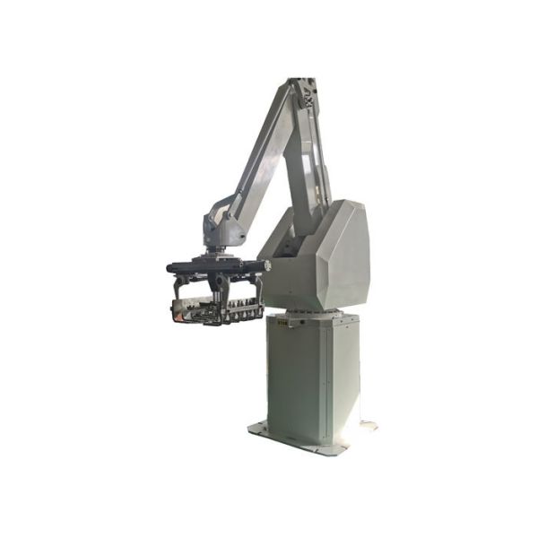Energy Saving 4 Axes PLC 50kg Bag Palletizer Robot For Feeds And Industrial Applications