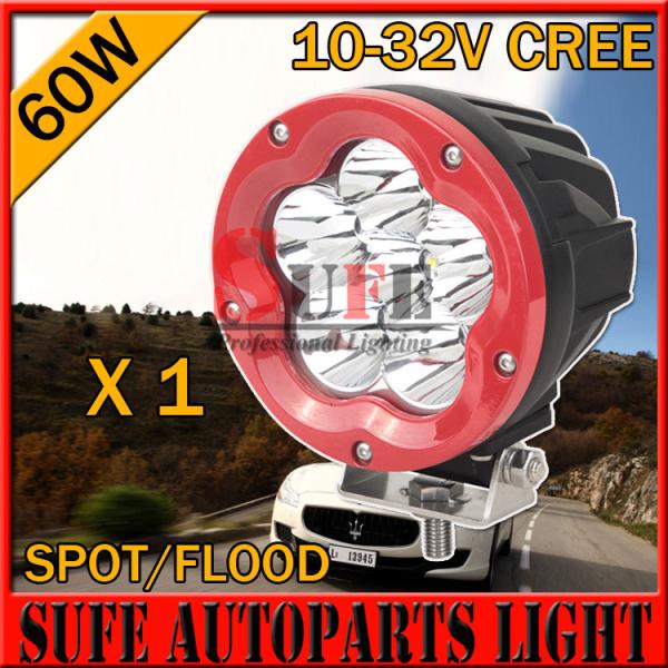 NEW 6 INCH 60w LED Driving Light CREE For 4x4 jeep truck tractor offroad working headlight