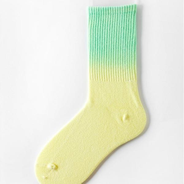 Solid Pattern Grip Tie-Dye Summer Skate Socks for Men Women Regular Style Cotton Blend