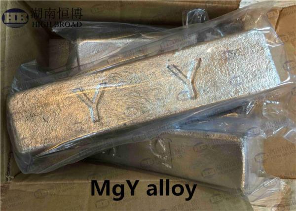 Yttrium Magnesium Master Alloy MgY20 Rare Earth 20% For Electronic Products , Mobile Phones