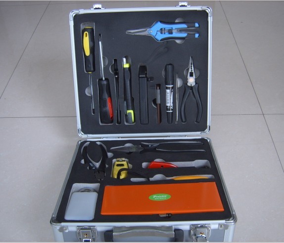FTTH fiber optic fusion splicing tool kit