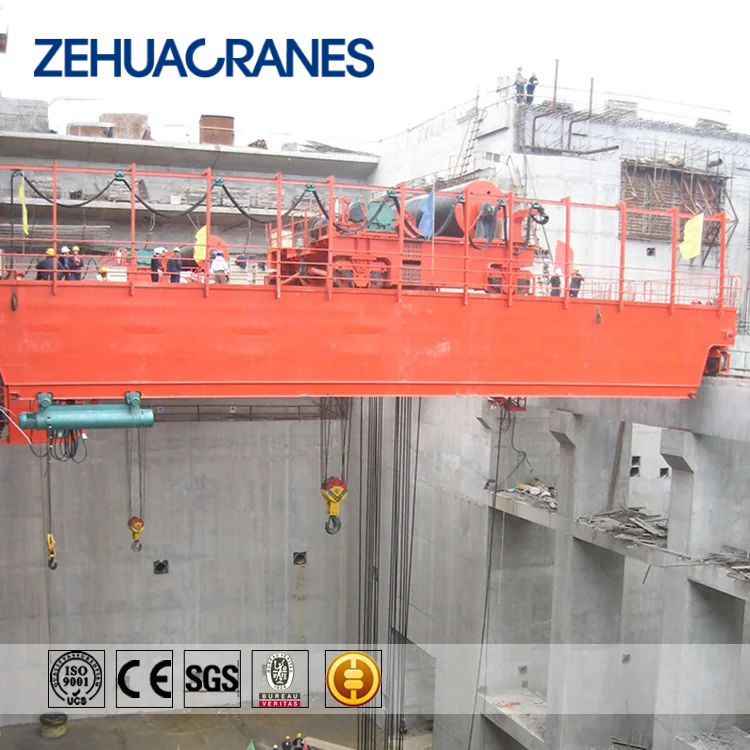High Qualy European Type Double Girder Overhead Crane 1-20 Ton for Workshop & Warehouse