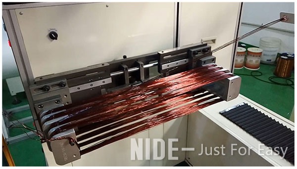 Horizontal Toroid Full Automatic Coil Winding Machine Stator Wire Winding Machine