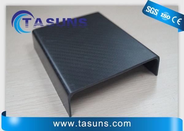 Glossy Carbon Fiber Profile 1.5mm Carbon Fibre U Channel For Equipment Parts