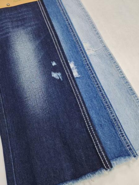 Super-soft non-stretch polyester TWILL style 90%cotton Denim Fabric  JSD3239 for women jeans child clothing