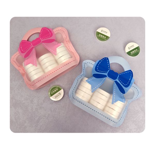 15pcs 32*60cm Embossed Round Bath Towel Compressed for Hiking Camping Beach Adult Travel