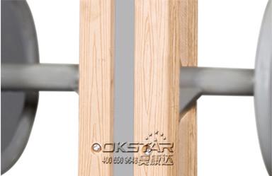 wooden street lamp outdoor fitness upper limb exercise trainer